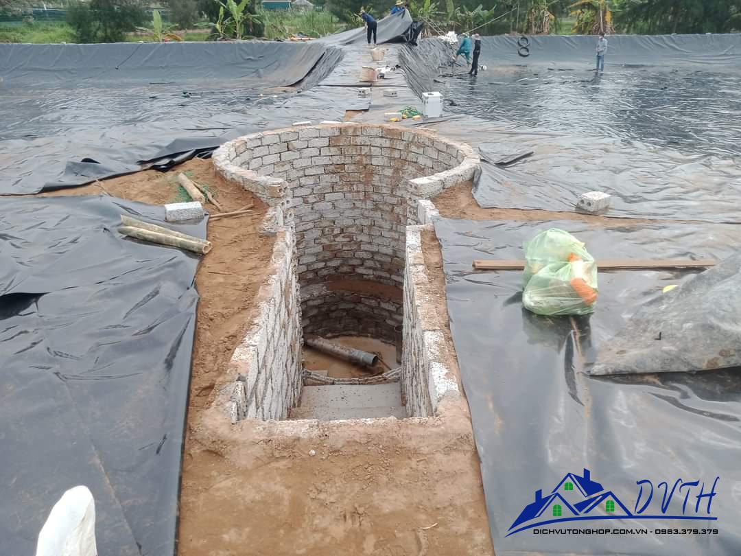 Bạt lót hồ tại Vĩnh Phúc